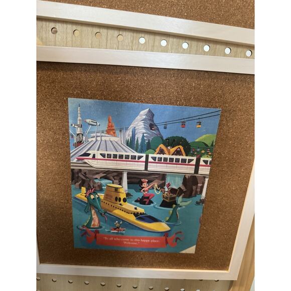 Disney Handmade Custom Pin Board Disneyland From Little Golden Books - Picture 2 of 5